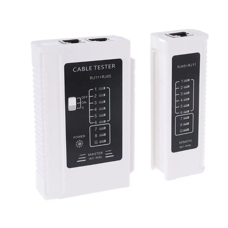 Тестер Lan RJ45 RJ11 сетевой кабель тестовый er Ethernet LAN Сетевой тестовый инструмент провод свинцовый тест ing сетевое подключение инструмент