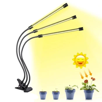 

Growth Lighting Full Color Night Professional Flexible Plant Growth Light UV Clip Holder Timer Lamp For Indoor Plants Lamp