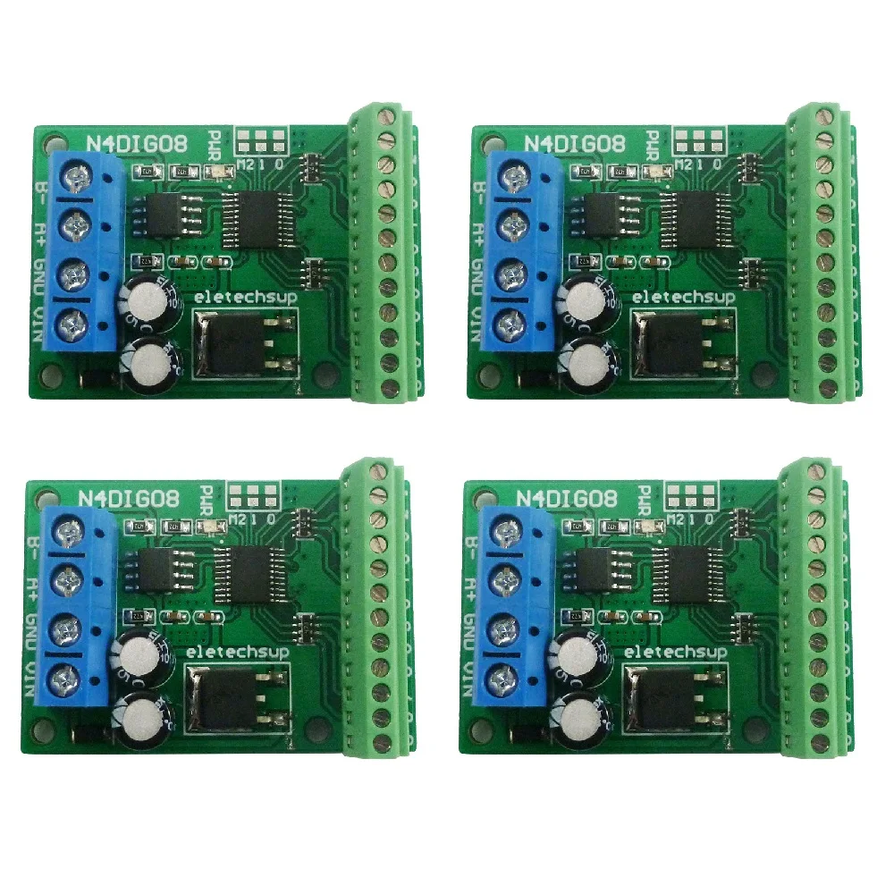4pcs Multifunction 8ch Input/Output IO to RS485 Digital acquisition Module for Relay Controller | Обустройство дома