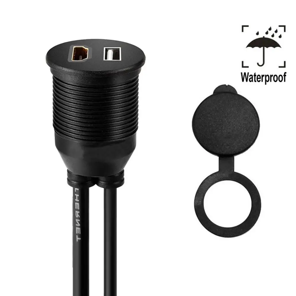 Кабель USB2.0 провод 1 м Automoble электронные аксессуары мотоцикл корабль приборной панели USB кабели