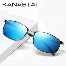 Поляризованные солнцезащитные очки из сплава, мужские дизайнерские солнцезащитные очки для вождения, Полароид, брендовые дизайнерские модные мужские очки Gafas Oculos De Sol