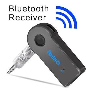 

AOZBZ Wireless Bluetooth Receiver For Car Kit 3.5mm Jack Audio Transmitter Sets Adapter Mic Handsfree Phone Call Mp3
