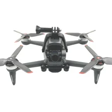 Suporte de suporte estendido superior para dji fpv combo drone montagem superior do adaptador para insta360 panorama câmera para gopro sjcam acessórios
