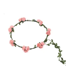 EBay Горячая Европа и Америка невесты путешествия Праздник аксессуары для волос живописная зона фотосессия фото PE Corolla пена гирлянда