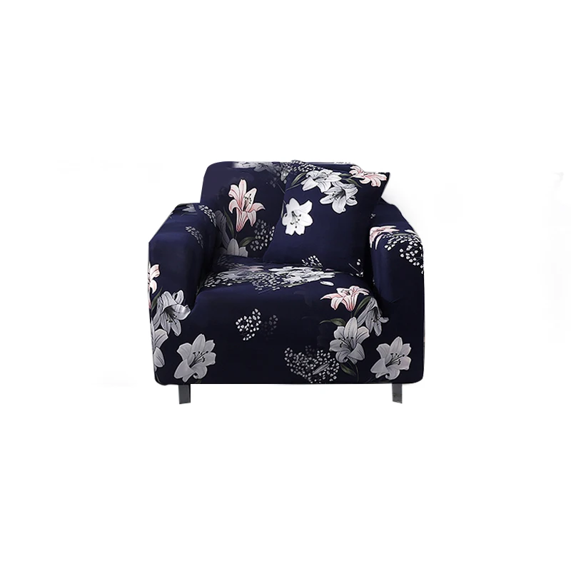 02One Seat Cover Спандекс Цветочный чехол для дивана, мебельный чехол, эластичный чехол для дивана, все включено, чехол для дивана+ наволочка, домашний декор D30 - Цвет: 02One Seat Cover