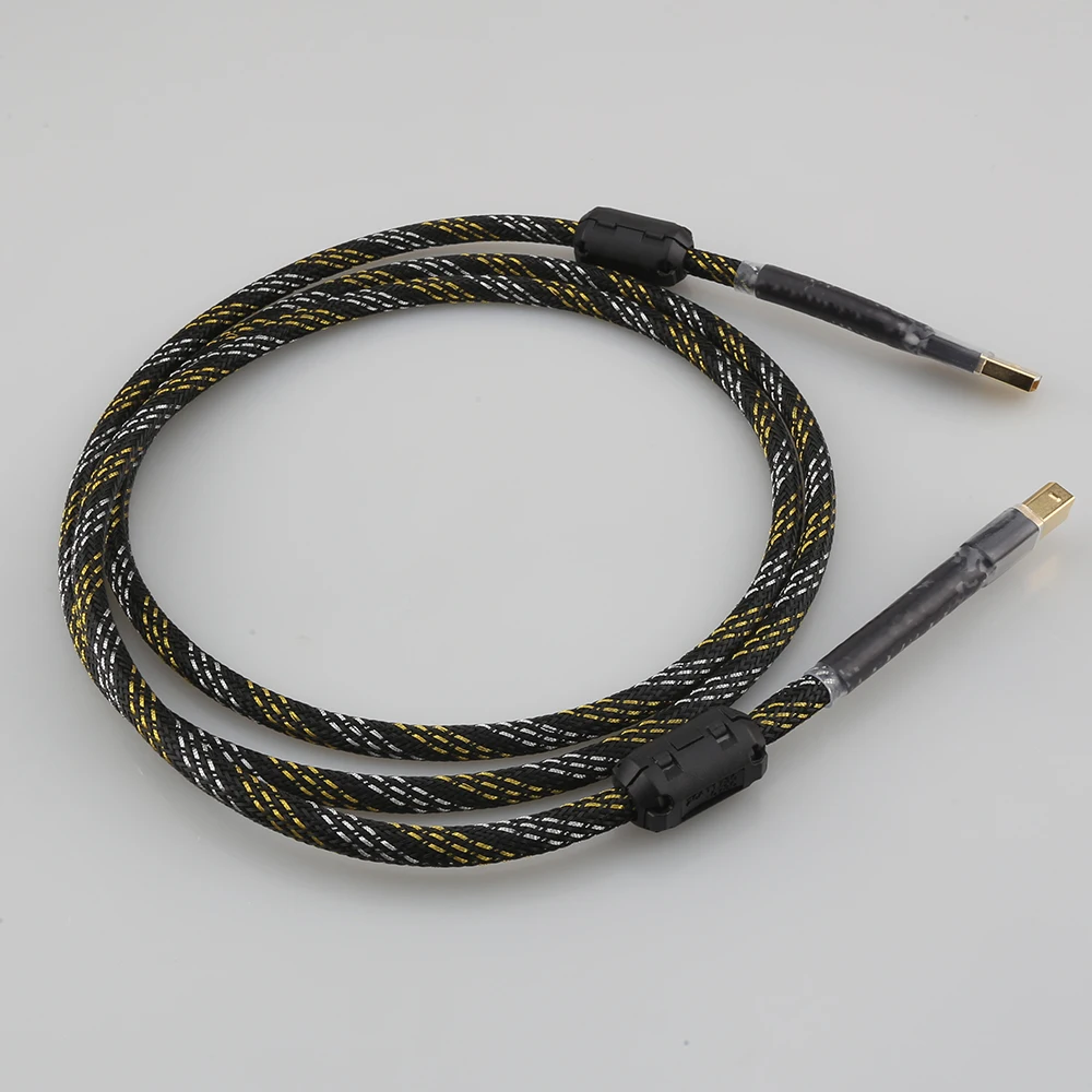 Cabo de Dados Audiocrast Usb tipo a para b Hifi Audio Video pc Dac 4n Ofc Novo - Image 4