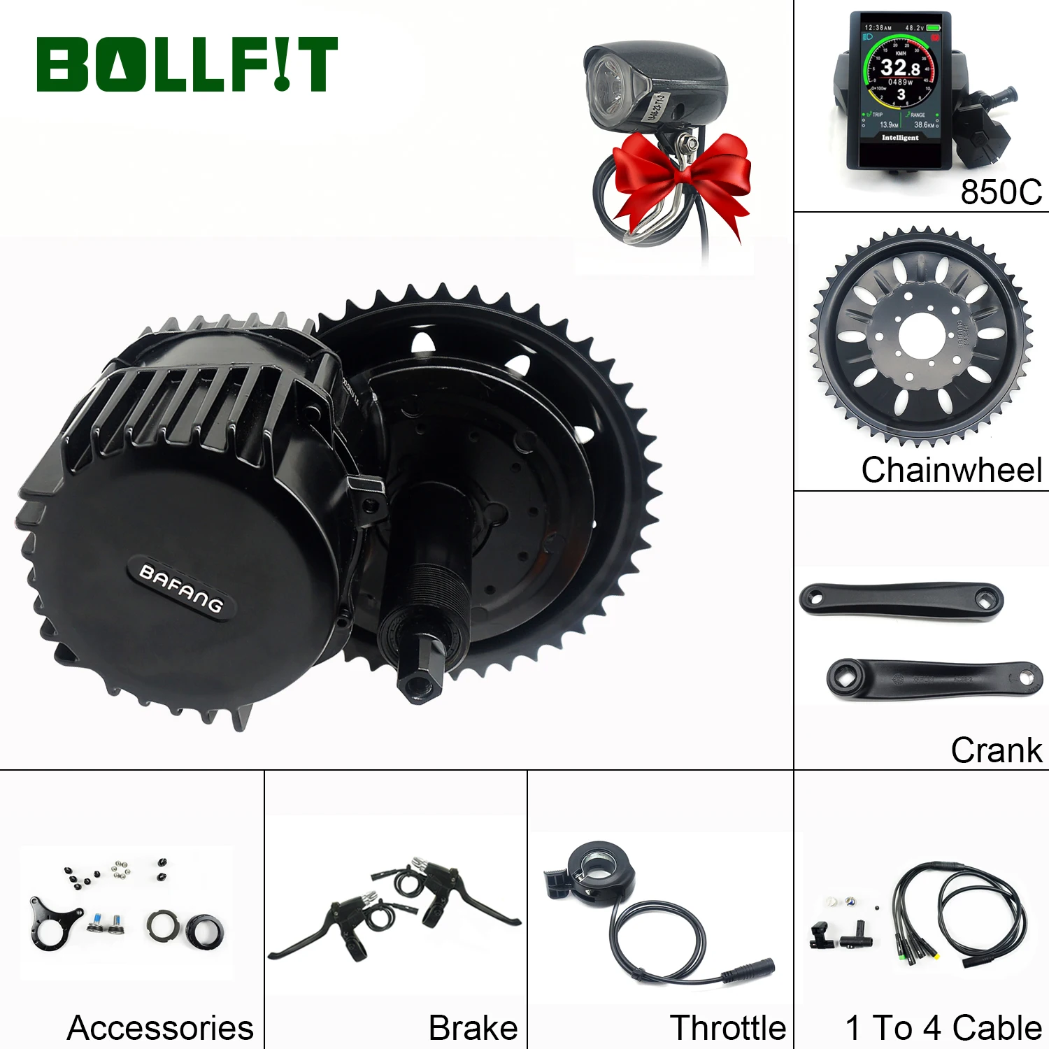 mid electric bike conversion kit