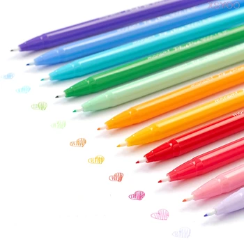 

GUANGNA 12/24/36Colors Art Marker Fiber pen Multicolour Unisex pen Water-Based pen Hook Line Pens Children Paint Pen