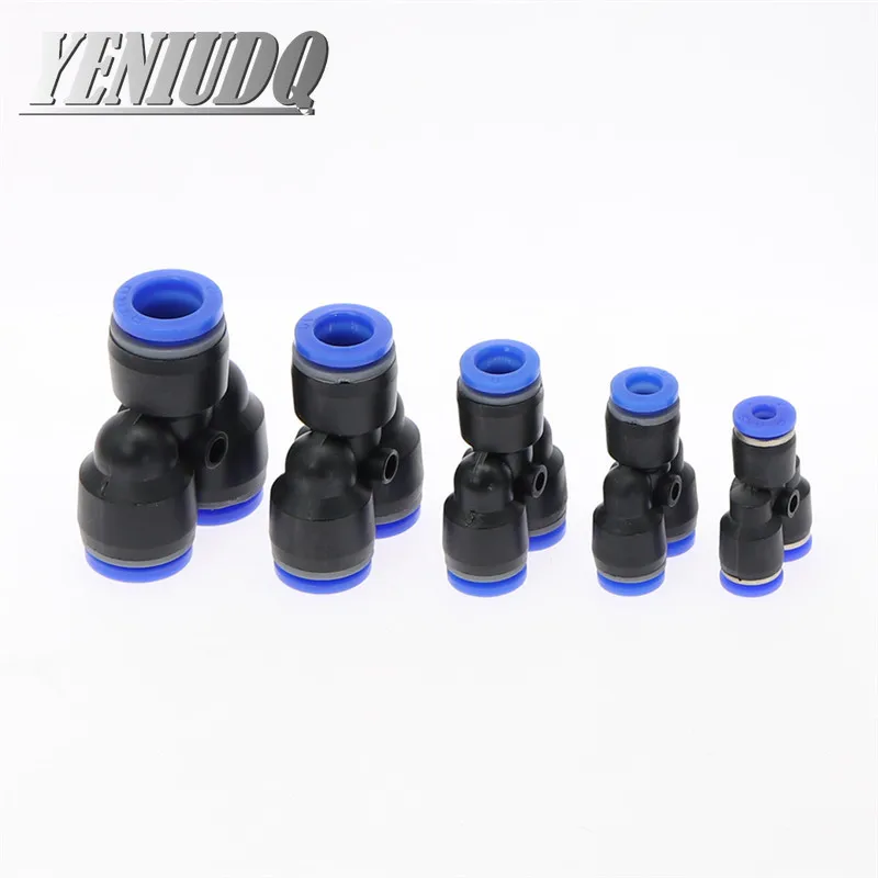 3 Way 4mm 6mm 8mm 10mm 12mm 14mm 16mm Y Shape Air Pneumatic Fitting Plastic Connector Quick Air Gas Tube Fittings I.854450853 - View #11