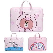 Новые милые животные розовый медведь pattem водонепроницаемые сумки для ноутбука 12 13 13,3 14 15 15,6 дюймов для 13," сумки для ноутбуков чехлы для ноутбуков Note