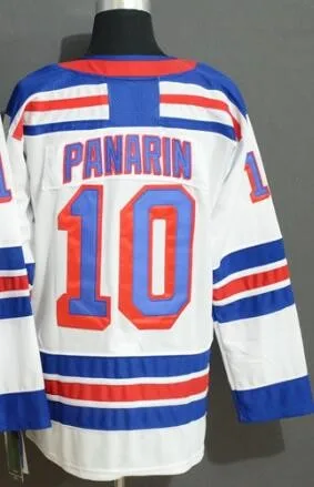 All stitched Men's Ekman-Larsson Max Domi Artemi Panarin Henrik Lundqvist Mika Zibanejad Mats Zuccarello Ryan McDonagh jerseys - Цвет: Фиолетовый