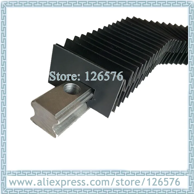 Linear guide rail dust proof cover for 15 20 25 30 35 45 rail