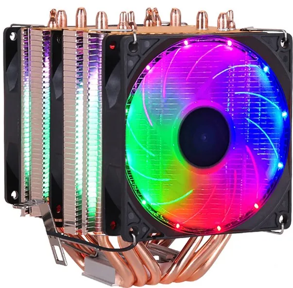 Кулер ЦП X79 X99 с 6 тепловыми трубками бесшумная материнская плата 3Pin PWM 4Pin для Intel LGA