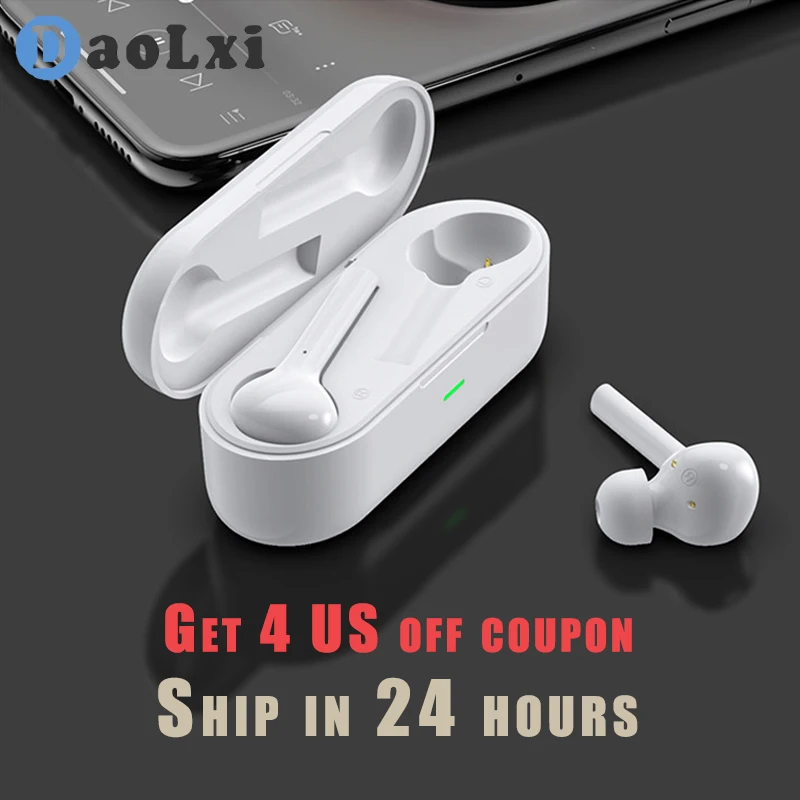 Bluetooth наушники Беспроводной гарнитура с зарядным устройством Водонепроницаемый