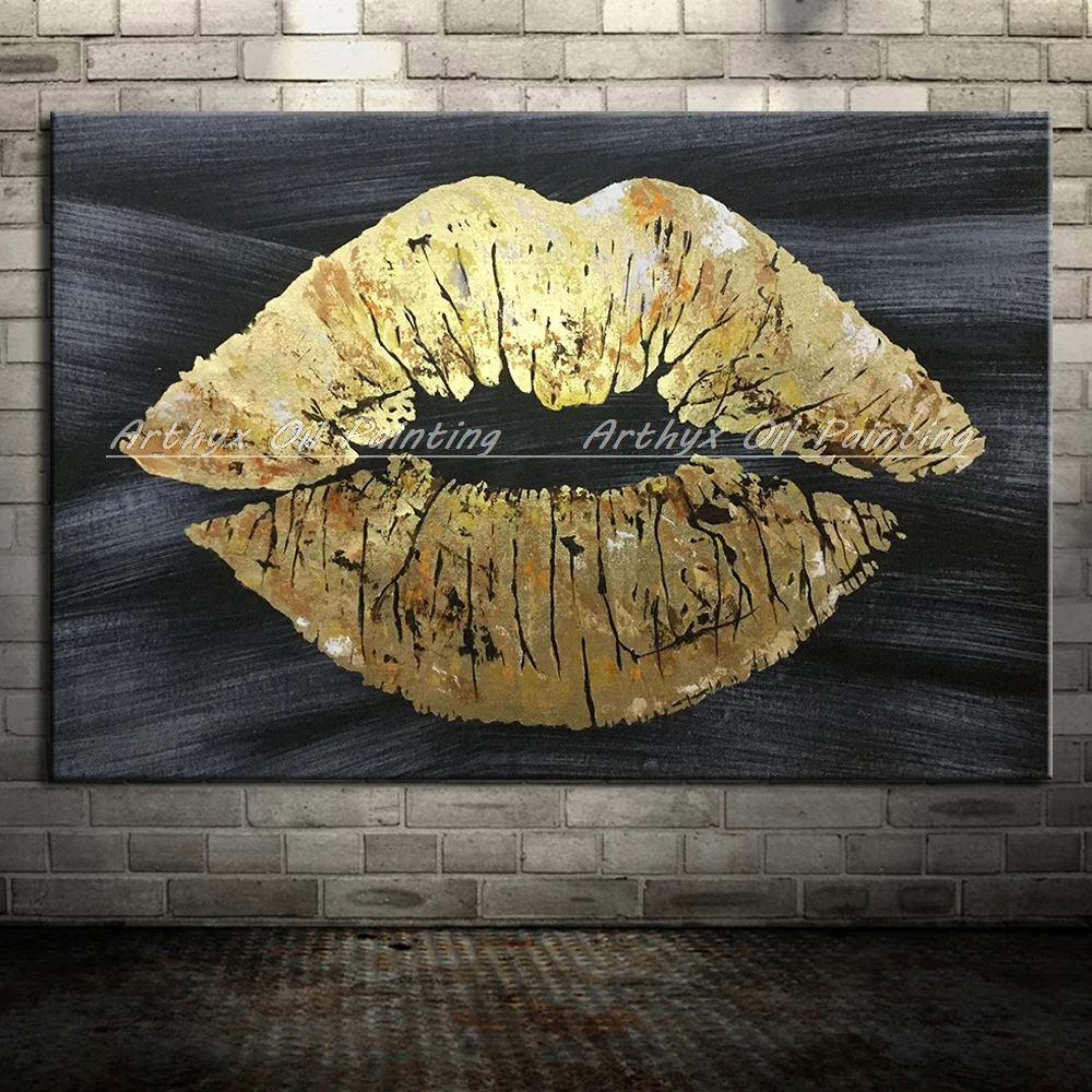 Arthyx Живопись Ручная роспись деревья пейзаж картины маслом на холсте Современные