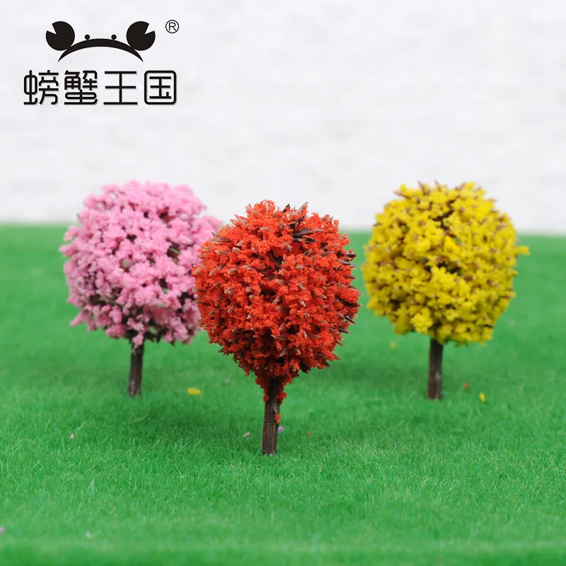  Architecture Sand Table Model Material Scene for Making Model Tree Finished Product Tree round Sphe