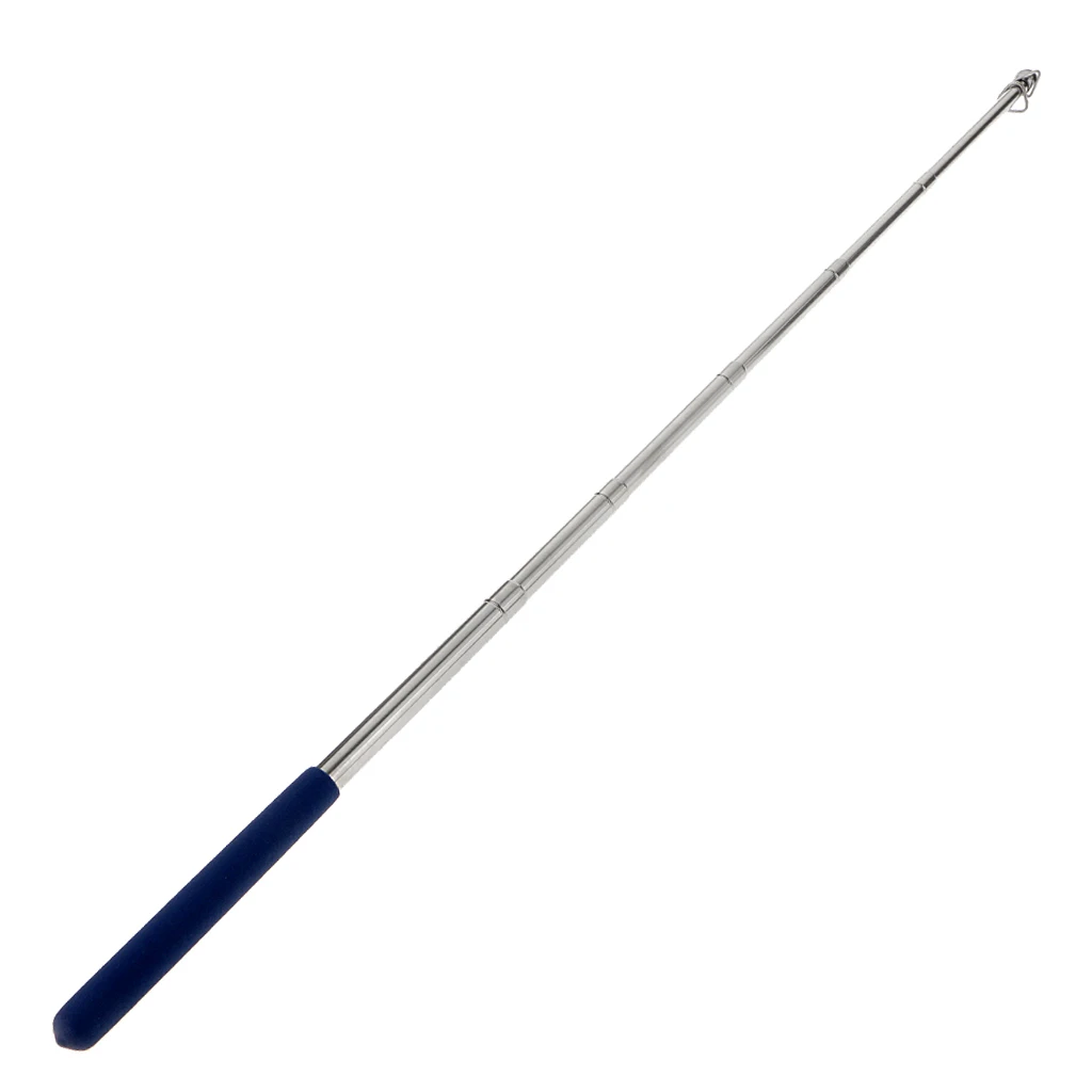 1.2M/1.6M Stainless Steel Telescoping Flagpole For Banner Flag Collapsible, 6 Colors Available