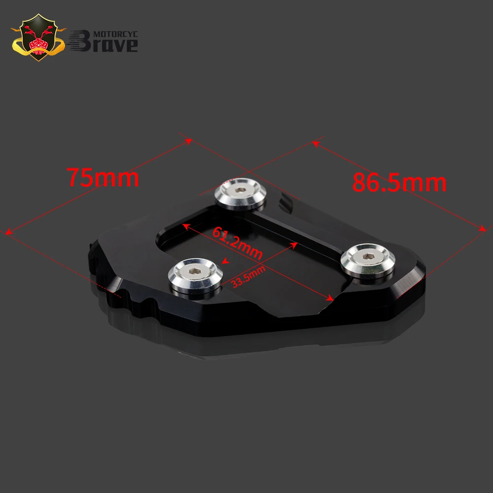 F850GS单层脚垫尺寸图