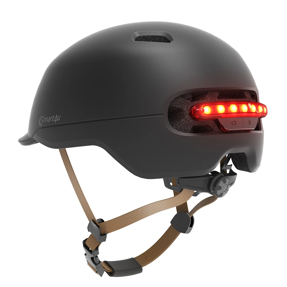 

Smart4u SH50 Waterproof Smart Flash Bike Helmet Matte Color Backlight Mountain Scooter Protector