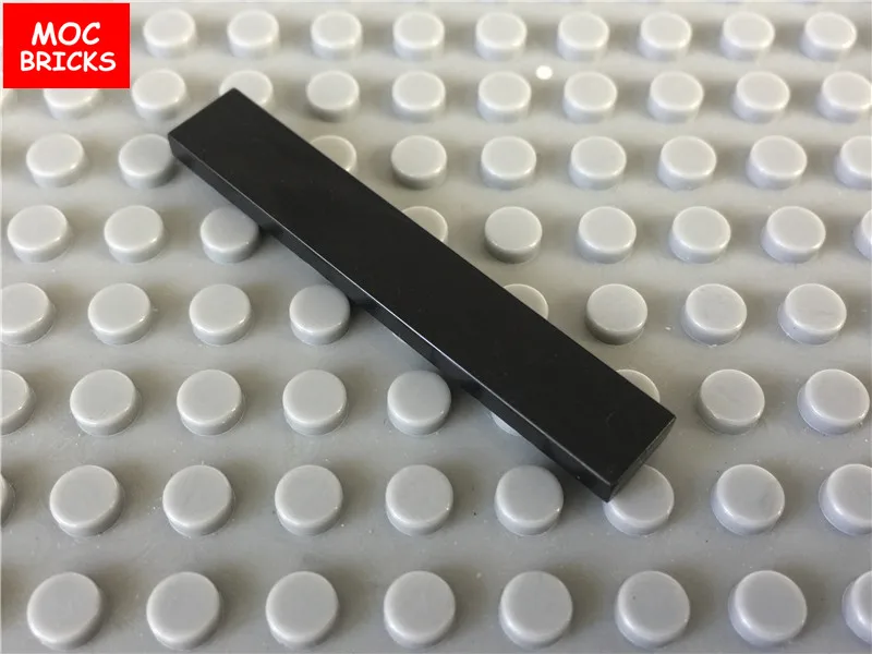20 шт./лот кубики Moc сделай сам плитки на заказ 1x6 подходят для 6636 образовательных