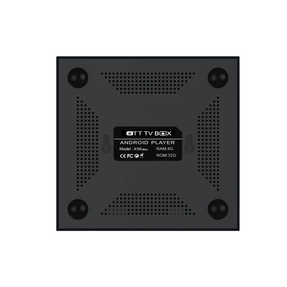 ТВ-приставка X96 Max Android 9,0 4 Гб ОЗУ 32 Гб ПЗУ 4K ТВ-приставка Amlogic S905X2 4K сетевая приставка медиаплеер сетевой набор