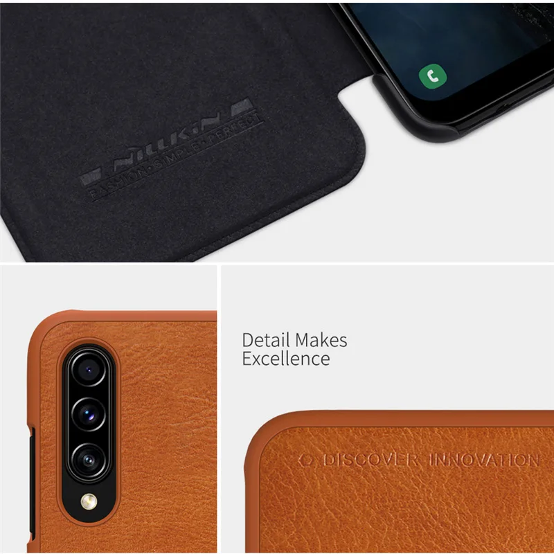 Для samsung Galaxy A70S чехол NILLKIN из искусственной кожи флип-чехол для samsung Galaxy A70S Чехол кошелек кожаный чехол с держателем карты