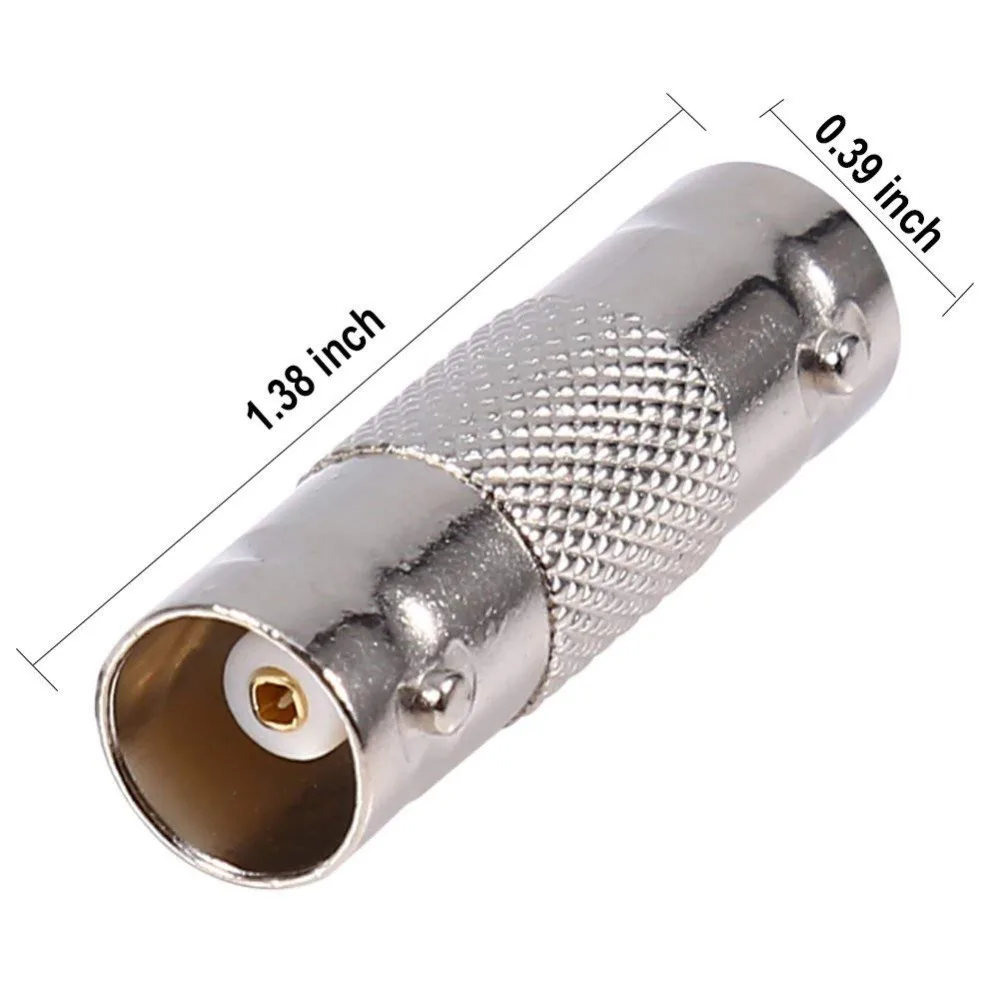 JR-B15 solderless женский cctv BNC разъем BNC инжектор для системы видеонаблюдения cctv камеры аксессуары