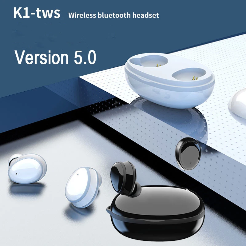 Беспроводные наушники TWS K1 Ture с сенсорным управлением IPX5 водонепроницаемые Hi Fi