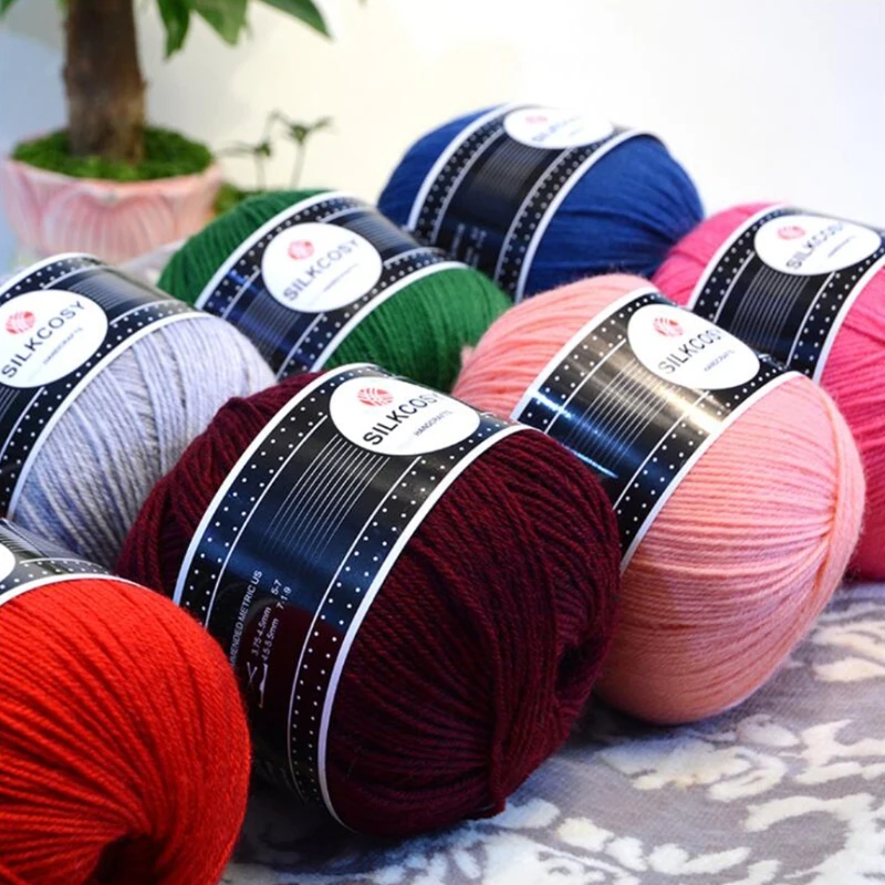 Soft Cashmere Wool Yarn 4-strand Cashmere Yarn Four Seasons Hand-woven  Thread Genuine Pure Thick Wool Yarn for Knitting