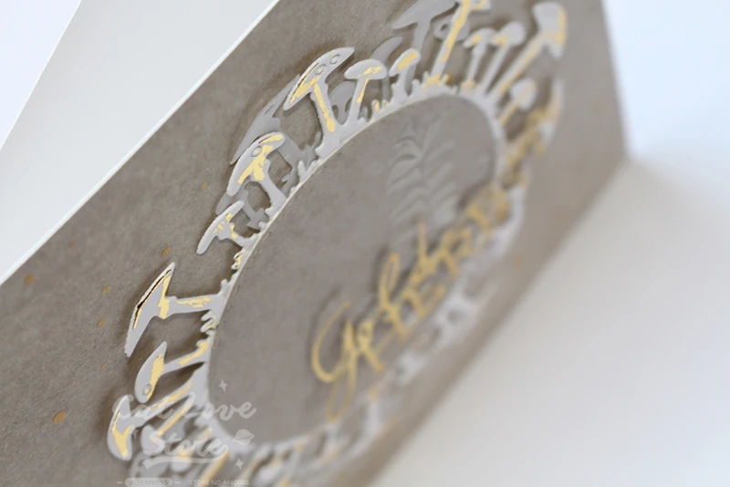Goldener Herbst буквы металлические режущие штампы трафарет для скрапбукинга декоративное ремесло тиснение штампы для открыток новые штампы для