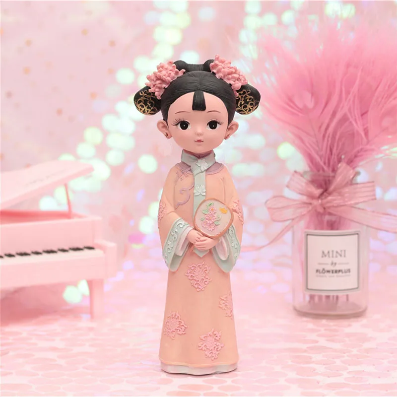 Новые милые Мультяшные фигурки для девочек, игрушки, китайская принцесса, куклы, коллекция для детей, для девочек, подарок на день рождения, Рождество, домашний декор - Цвет: small