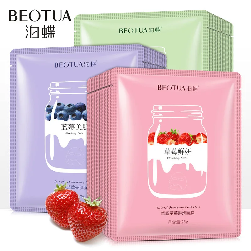 Увлажняющая маска для лица beotica из натуральных фруктов Корейская лечения акне |