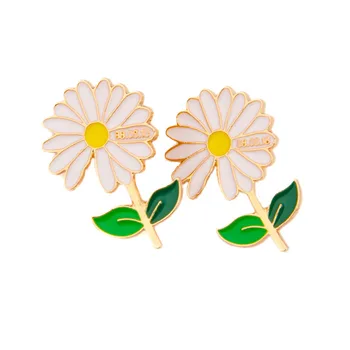 

10pcs Gold Color Tone Chrysanthemum Flower Shape Enamel Charms Pendant DIY Bracelets Accessories Necklace DIY Craft