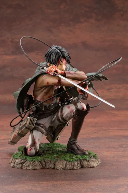 16CM Anime ATTACK ON TITAN Figure ARTFX J Levi Fortitude PVC Action Figure Toy Rivaille Ackerman Heichov Sergeant Major Figurine 2