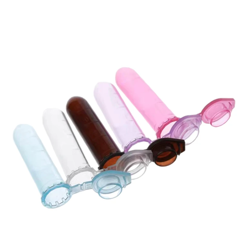 IKEME 500/1000PCS Pcr Micro Centrifuge Tube 0.5ml 1.5ml 2ml Transparent Color Test Tube Laboratory Centrifuge Tubes With Scale