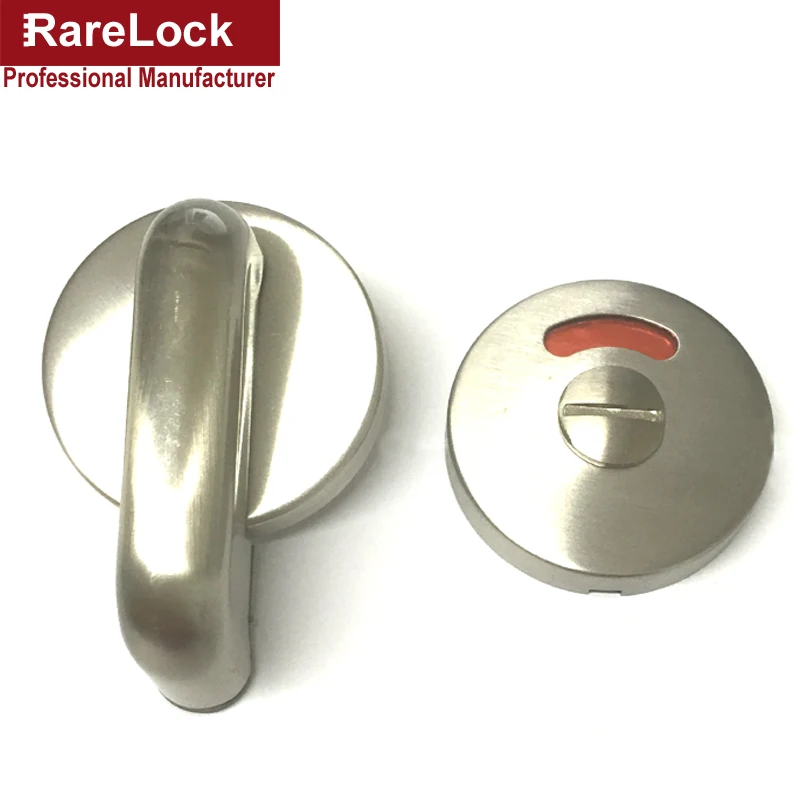 stainless wc toilet handle door lock with red or green label for bathroom accessory public place rarelock mms119 a locks aliexpress