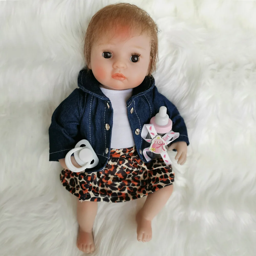 Милые куклы-Реборн, игрушки 40 см, мигающие глаза, мягкий хлопковый корпус, силиконовые куклы-Реборн, реалистичные куклы для новорожденных мальчиков, подарок для детей