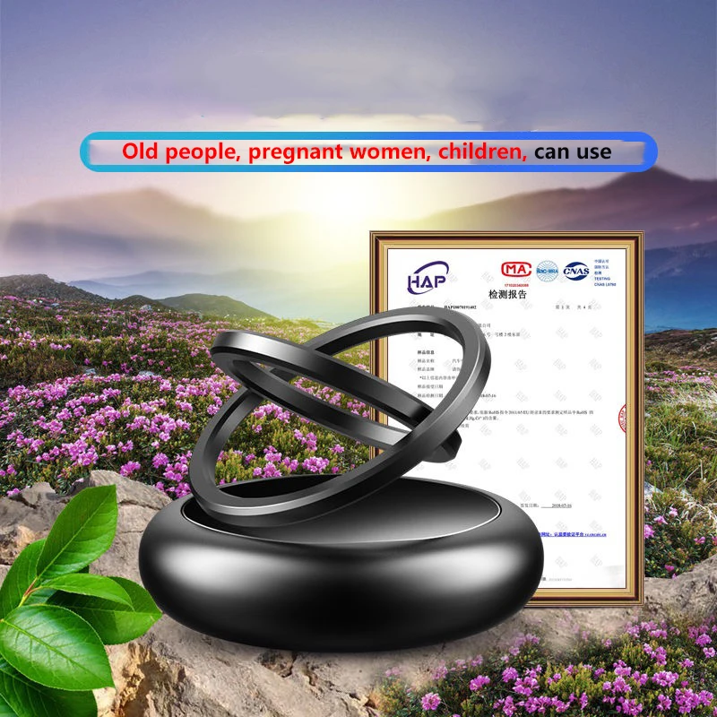 

Floating Rotating Aromatherapy Car Interior Decoration Car Perfume Seat Pressure Reduction Visual Suspension Decoration