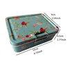 DESIRABLE Portable exquisite metal double-layer sewing card and other small items storage box six colors optional ► Photo 2/6