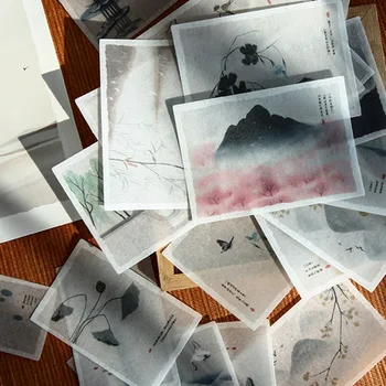 

40Pcs/pack Creative Journal Decorative Sticker Label Diary Stationary Japanese Deco Photograph Album Sticker Flakes Scrapbooking