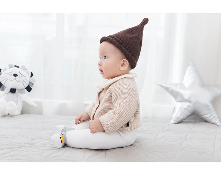 Children Winter Socks Cartoon Cat Thick Looped Pile Baby Romper Cotton Socks Large Bottom Infants Stockings Wholesale