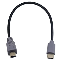 Universal USB - C to Mini Micro USB OTG Charging & Data Extension Cable (25cm/1m) - 0.25m (C - Mini usb)
