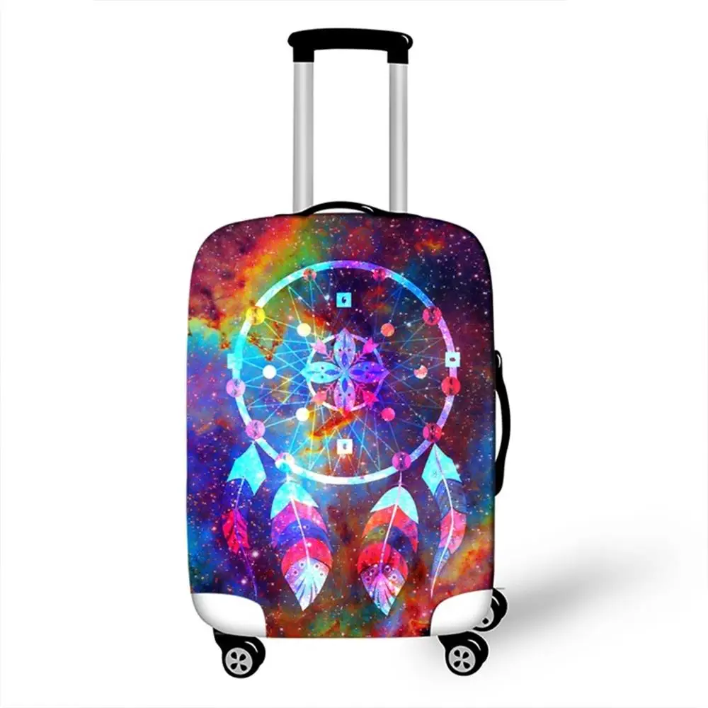 3D чехол для багажа с героями мультфильмов, защитный чехол, милый водонепроницаемый утолщенный эластичный чехол для 18-32 дюймов, XL, аксессуары для путешествий - Цвет: 19
