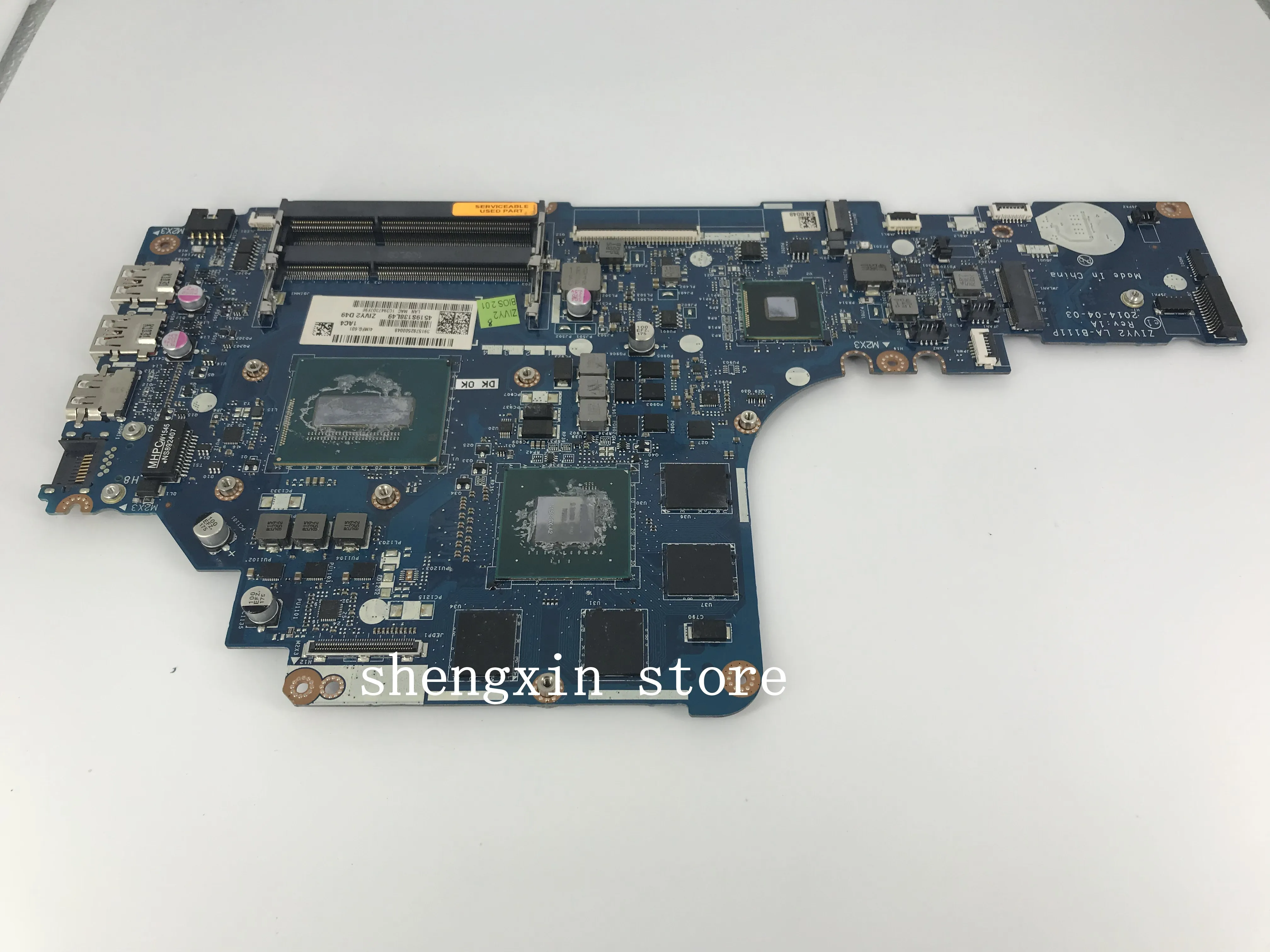 lower price  Brand  For Lenovo Y50-70 LA-B111P y50p Y50 laptop motherboard I7-4710/I7-4720 GTX860 4g