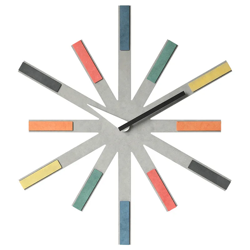 Living Room Decorative Irregular Fireworks Wall Clock Bedroom Nordic Fashion Personality Creative Light Luxury Mute Quartz Clock