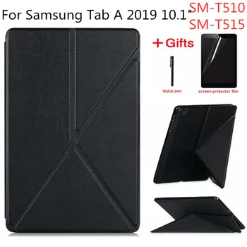 

Case for Samsung Galaxy Tab A 2019 SM-T510 SM-T515 T510 T515 Tablet cover Stand Case for Tab A 10.1'' 2019 tablet case+gift