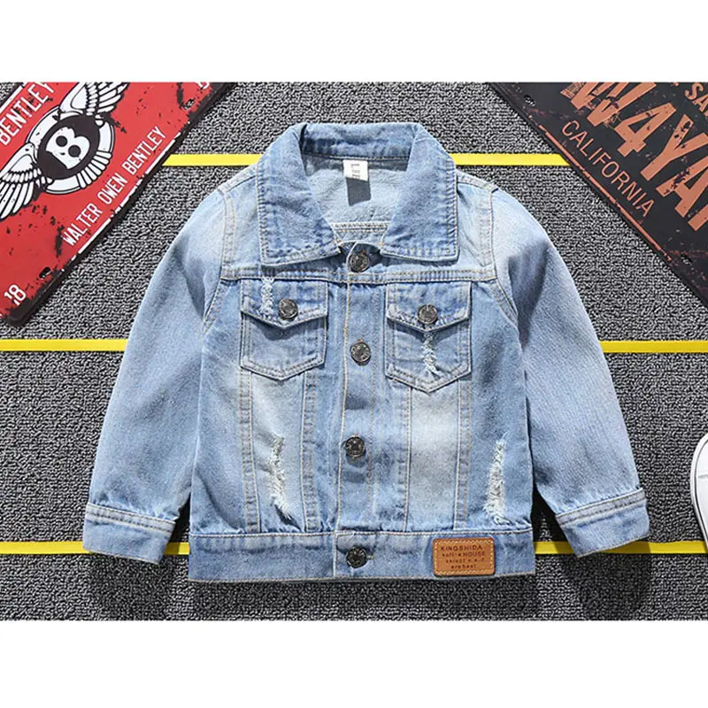 buy  2019 Mickey Denim Jacket For Boys Fashion Coats Children Clothing Autumn Baby Girls Clothes Outerwe