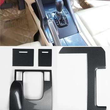 

For Honda Spirior 2009-2013 Left Hand Drive 4PCS ABS Car Gear Shift Knob Panel Frame Cover Trim Cover Car Styling