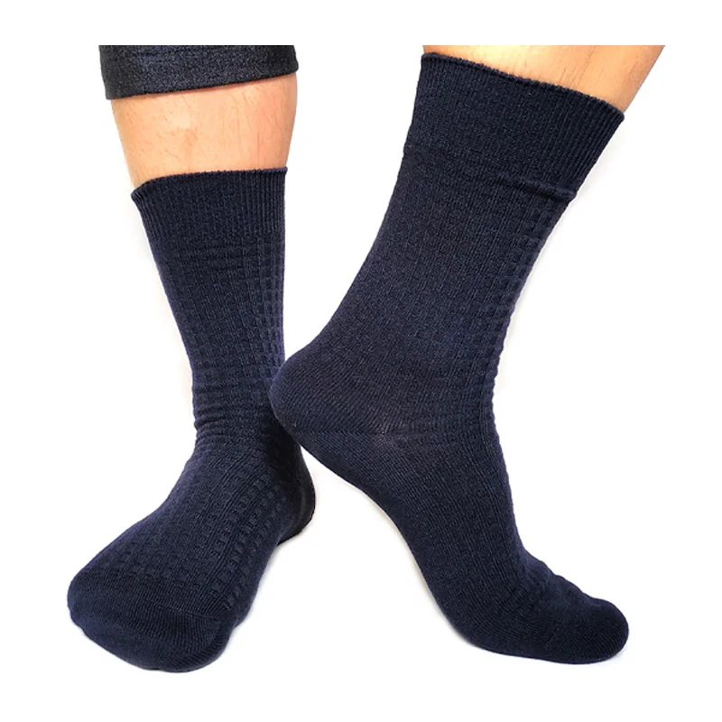 Brand New Classic Plaid Mens Cotton Socks Business Male Formal Dress