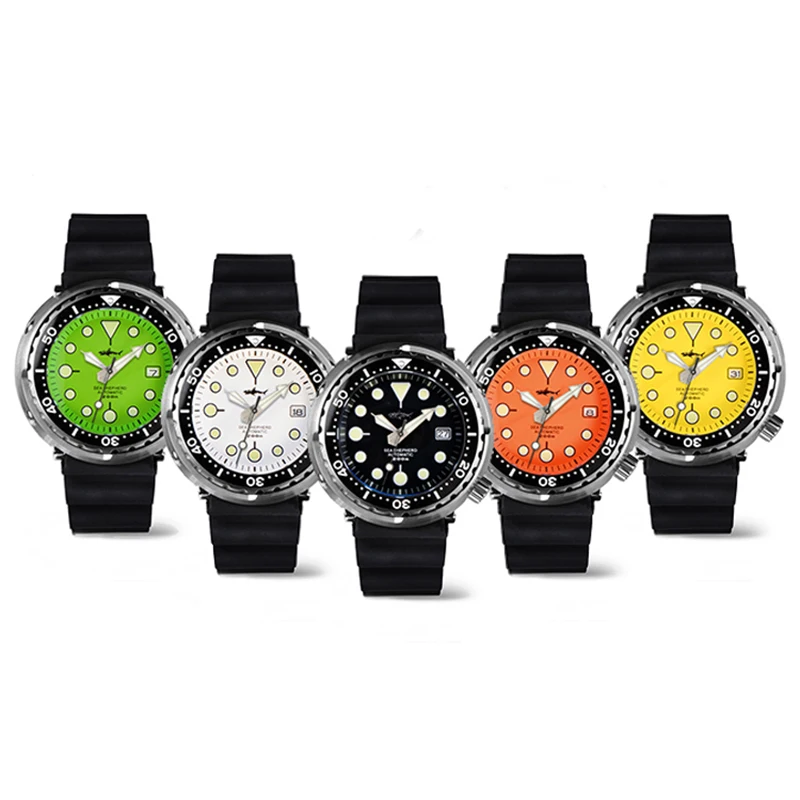 

2019 New Automatic Diving Watch Tuna SBBN015 Mechanical Sports 200M Waterproof Luminous Bezel Fashion Men's Watches for Male